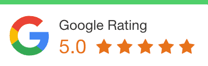 Five Star Rated on Google